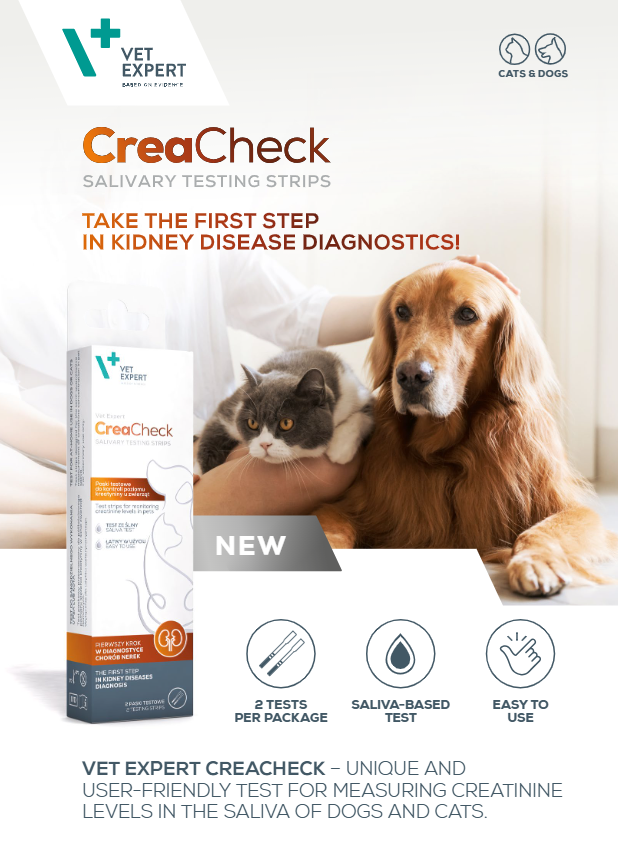 CreaCheck – Test zur Kontrolle des Kreatininspiegels bei Hund und Katze