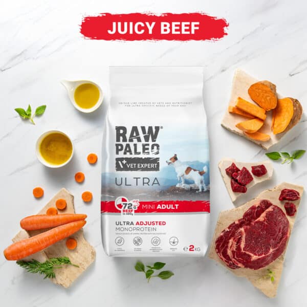 Hundefutter Raw Paleo Rind Mini Adult