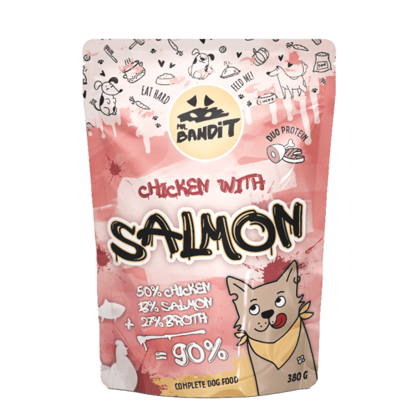 MB_CHICKEN-SALMON-with-BROTH-380g Hundefutter Nassfutter