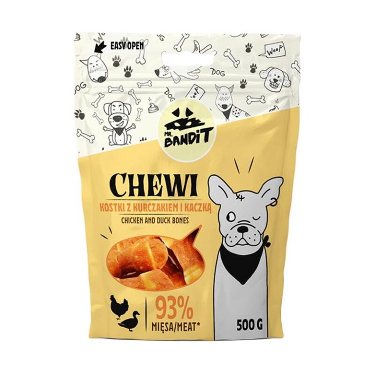 Mr-Bandit-Chewi-Hahnchen-und-Entenwurfel-500g Hundeleckerli