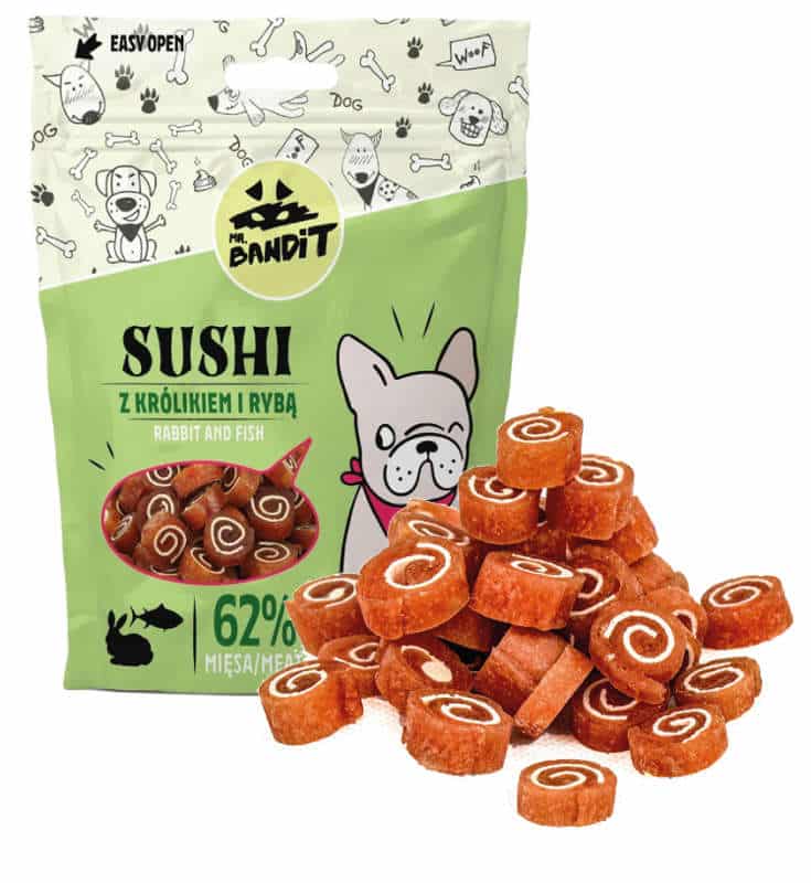 Mr. Bandit Sushi 80g Kaninchen mit Fisch