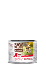 VETEXPERT Hundenassfutter – Raw Paleo Puppy Rind mit Kaninchen und Zucchini - Welpenfutter getreidefrei