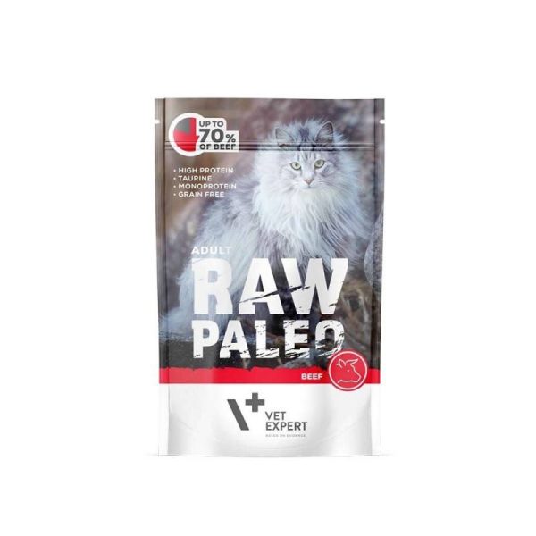 Raw Paleo Katzen Nassfutter Adult Rind - Katzen-Nassfutter