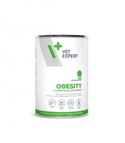 VetExpert-4T-Tierärztliche-Diät-Obesity-Hund-400g-Dose