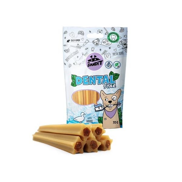 mr-bandit-dental-stars-Ente-70g Zahnpflege Hund