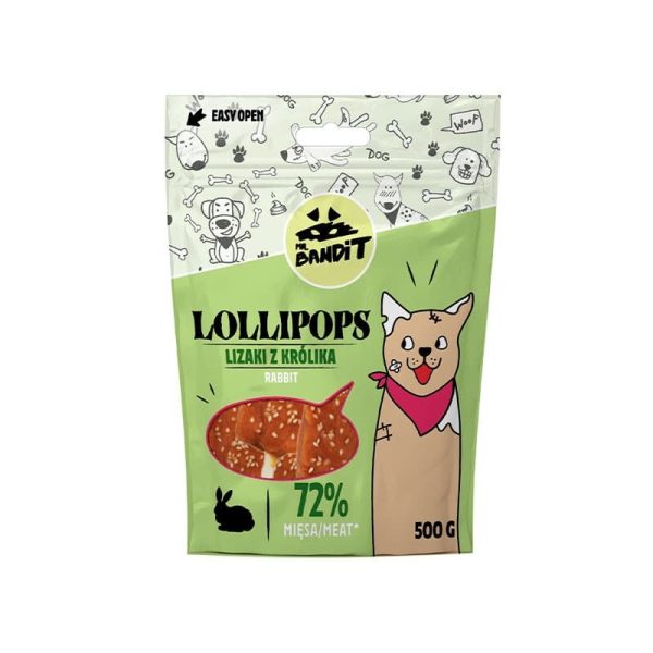Mr. BANDIT LOLLIPOPS - Kaninchenlutscher 500g