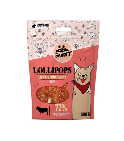 Mr. BANDIT LOLLIPOPS - Rinderlutscher 500g