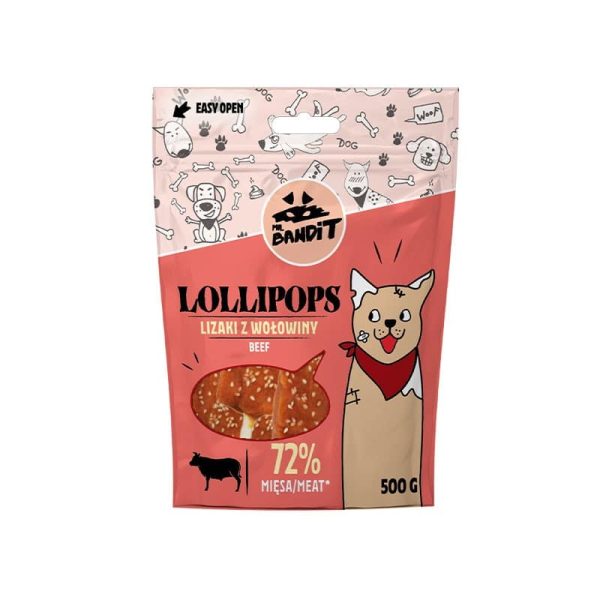 Mr. BANDIT LOLLIPOPS - Rinderlutscher 500g