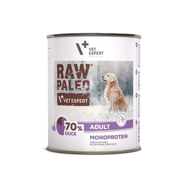 Hundenassfutter – Raw Paleo Adult Ente 800g Dose