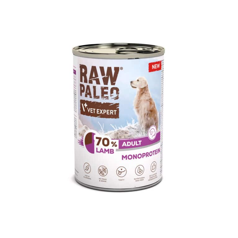 raw-paleo-adult-dog-lamb-400g-Lamm Hundefutter