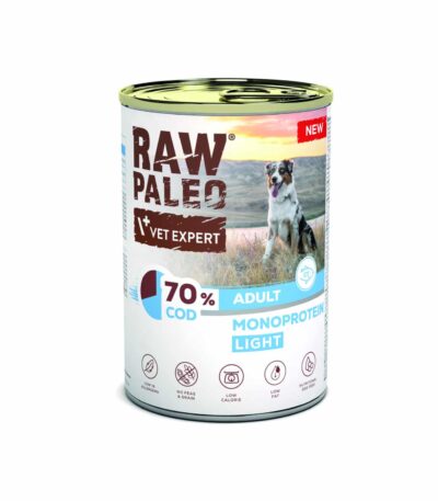 raw-paleo-cod-light-monoprotein-adult-dog-400g-hundefutter Kabeljau