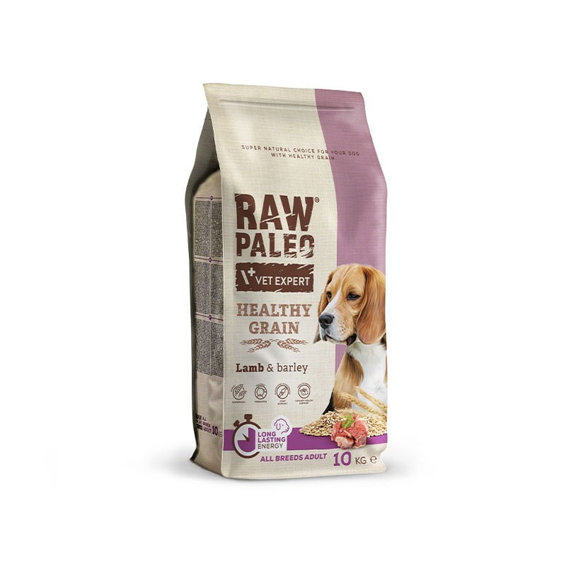 Raw Paleo Healthy Grain Lamb & Barley Adult 10kg