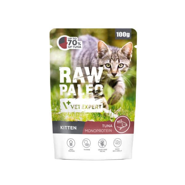 raw-paleo-kitten-cat-tuna-100g-Kittenfutter – Raw Paleo Kitten Thunfisch – Kittennassfutter