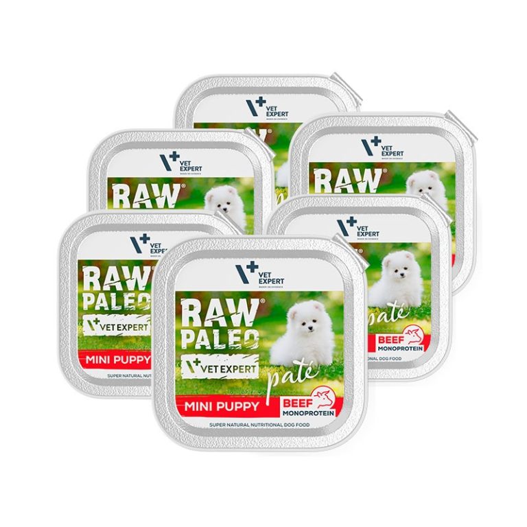 raw-paleo-pate-mini-puppy-beef-6x150g