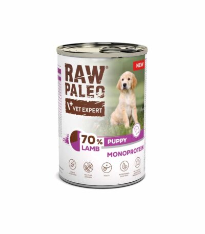 raw-paleo-puppy-lamb-400g-Lamm hundefutter