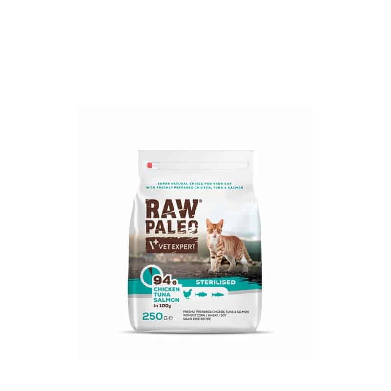 VETEXPERT Katzenfutter - Raw Paleo Sterilised 250g
