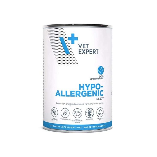 vet-expert-hypoallergenic-insect-400g-diätfutter für Hunde